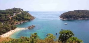 Yanui Beach as seen from the Windmill Viewpoint in Phuket, Thailand - published in Phuket, from Viajando Facil