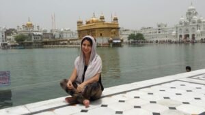 Bibi no Golden Temple na Índia